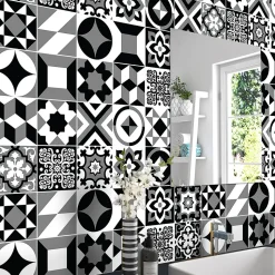 Sticker Mural Carrelage adhésif Cuisine Salle de Bain - 24 STICKERS CARRELAGES AZULEJOS AGNES - 24stickers15x15cm