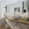 Sticker Mural Carrelage adhésif Cuisine Salle de Bain - 24 STICKERS CARRELAGES AZULEJOS HÉLÉORNA - 24stickers15x15cm