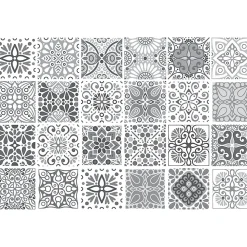 Sticker Mural Carrelage adhésif Cuisine Salle de Bain - 24 STICKERS CARRELAGES AZULEJOS YASMINE - 24stickers15x15cm
