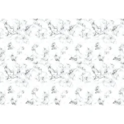 Sticker Mural Carrelage adhésif Cuisine Salle de Bain - 24 STICKERS CARRELAGES EFFET MARBRE NOIR ET BLANC - 24stickers15x15cm