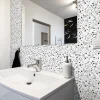 Sticker Mural Carrelage adhésif Cuisine Salle de Bain - 24 STICKERS CARRELAGES TERRAZZO TAORMINA - 24stickers15x15cm