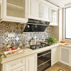 Sticker Mural Carrelage adhésif Cuisine Salle de Bain - 24 STICKERS CARRELAGES AZULEJOS GRAZELANO - 24stickers15x15cm
