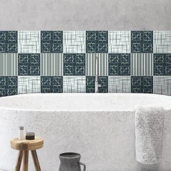 Sticker Mural Carrelage adhésif Cuisine Salle de Bain - 24 STICKERS CARRELAGES AZULEJOS EGIDIO - 24stickers15x15cm