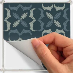 Sticker Mural Carrelage adhésif Cuisine Salle de Bain - 24 STICKERS CARRELAGES AZULEJOS EGIDIO - 24stickers15x15cm