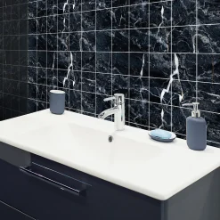 Sticker Mural Carrelage adhésif Cuisine Salle de Bain - 24 STICKERS CARRELAGES MARBRE D'EPINAL - 24stickers15x15cm