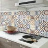 Sticker Mural Carrelage adhésif Cuisine Salle de Bain - 24 STICKERS CARRELAGES AZULEJOS ZEPETINO - 24stickers15x15cm