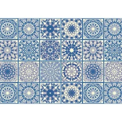 Sticker Mural Carrelage adhésif Cuisine Salle de Bain - 24 STICKERS CARRELAGES AZULEJOS EMIDIO - 24stickers15x15cm