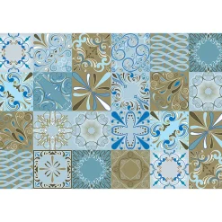 Sticker Mural Carrelage adhésif Cuisine Salle de Bain - 24 STICKERS CARRELAGES AZULEJOS BENDIGO - 24stickers15x15cm