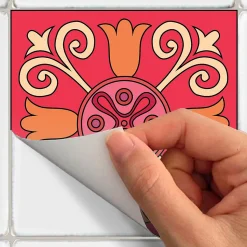 Sticker Mural Carrelage adhésif Cuisine Salle de Bain - 24 STICKERS CARRELAGES AZULEJOS ERALDO - 24stickers15x15cm