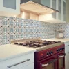 Sticker Mural Carrelage adhésif Cuisine Salle de Bain - 24 STICKERS CARRELAGES AZULEJOS ESPÉRANZA - 24stickers15x15cm