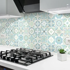 Sticker Mural Carrelage adhésif Cuisine Salle de Bain - 24 STICKERS CARRELAGES AZULEJOS GUILIANITA - 24stickers15x15cm
