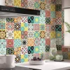 Sticker Mural Carrelage adhésif Cuisine Salle de Bain - 24 STICKERS CARREAUX DE CIMENT AZULEJOS FRIPINIO - 24stickers15x15cm