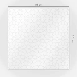 Sticker Mural Carrelage Wallfluent 10x10 cm Compositions hexagonales Cuisine Salle de Bain 24 pcs
