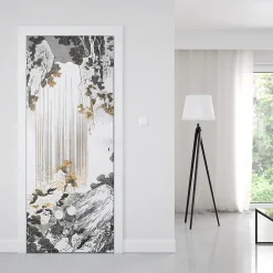 Sticker Porte Cascade De Yoro 204 x 63 cm