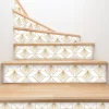 Stickers adhésifs escalier carrelages contremarche - EDARD - 2 bandes de 15x105cm