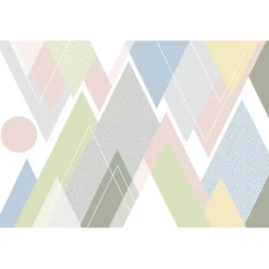 Stickers muraux - Décoration chambre salon - Autocollant Sticker mural géant montagnes scandinaves JURA - 60x90cm