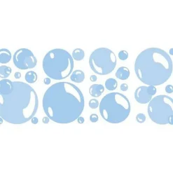 Stickers repositionnables motifs bulles de savon