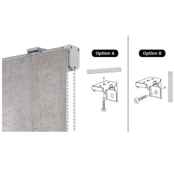 Store Bateau sans Tige Beige 135 x 175 cm