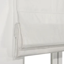 Store Bateau Tamisant Blanc cassé 165 X 175cm , Viewtex