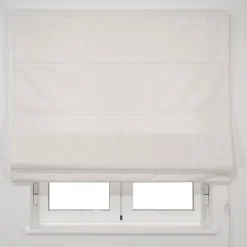 Store Bateau Tamisant Blanc cassé 90 X 175cm , Viewtex