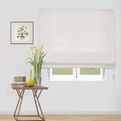 Store Bateau Tamisant Blanc cassé 150 X 175cm , Viewtex