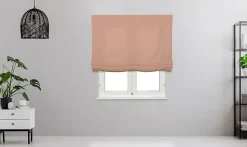 Store Bateau Tamisant sans baleines Artemia Rose 150 X 175 , Viewtex