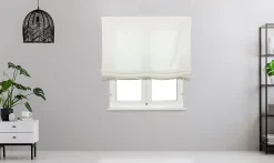 Store Bateau Tamisant sans baleines Artemia Blanc 120 X 175 , Viewtex