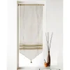 Store en pointe avec cordon - 90x165cm - Blanc