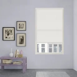 Store Enrouleur Easy Fix (Fixation sans perçage) Ecofuture Tamisant Blanc 60 X 190cm , Viewtex