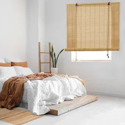 Store Enrouleur en Bambou Brunclair 150 x 175 cm