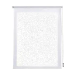 Store Enrouleur enrouleur imprimé CachemireBlanc 75 x 180 cm