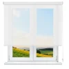 Store Enrouleur Isolant Thermique Screen Degré d'ouverture 10% Blanc 120 X 250cm , Viewtex