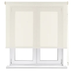 Store Enrouleur Isolant Thermique Screen Degré d'ouverture 5% Blanc Lin 135 X 250cm , Viewtex