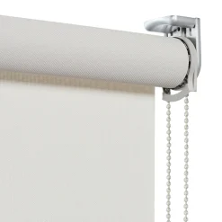 Store Enrouleur Isolant Thermique Screen Degré d'ouverture 10% Blanc Lin 150 X 250cm , Viewtex