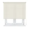 Store Enrouleur Isolant Thermique Screen Degré d'ouverture 10% Blanc Lin 220 X 250cm , Viewtex