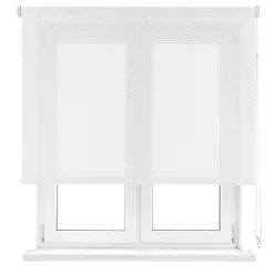 Store Enrouleur Isolant Thermique Screen Degré d'ouverture 5% Blanc 200 X 190cm , Viewtex