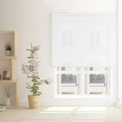 Store Enrouleur Isolant Thermique Screen Degré d'ouverture 10% Blanc 180 X 250cm , Viewtex