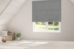 Store Enrouleur Isolant Thermique Screen Degré d'ouverture 10% Gris Perle 75 X 250cm , Viewtex