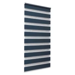 Store enrouleur jour / nuit sans perçage Elin 2 bleu l.55 x H.180cm Goodhome