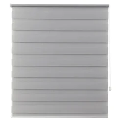Store enrouleur jour / nuit sans perçage Elin 2 gris béton l.120 x H.180cm Goodhome