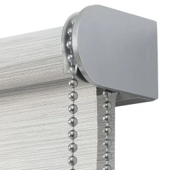 Store enrouleur jour / nuit sans perçage Brize blanc chiné l.55 x H.180cm Goodhome