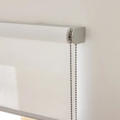 Store enrouleur jour / nuit sans perçage Brize blanc chiné l.55 x H.180cm Goodhome