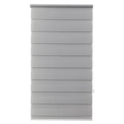 Store enrouleur jour / nuit sans perçage Elin 2 gris béton l.60 x H.240cm Goodhome