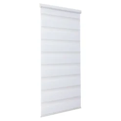 Store enrouleur jour / nuit sans perçage Elin 2 blanc cassé l.40 x H.140cm Goodhome