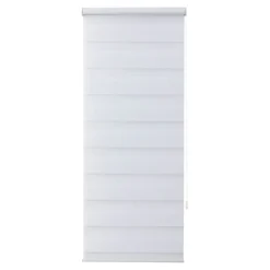 Store enrouleur jour / nuit sans perçage Elin 2 blanc cassé l.40 x H.140cm Goodhome