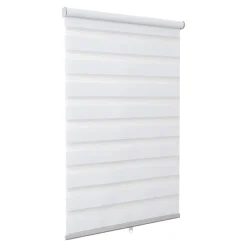 Store enrouleur jour / nuit sans perçage Keston blanc cassé l.90 x H.180cm Goodhome