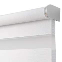 Store enrouleur jour / nuit sans perçage Keston blanc cassé l.90 x H.180cm Goodhome
