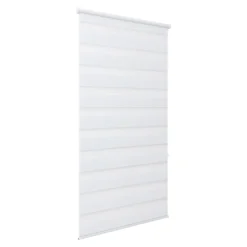 Store enrouleur jour / nuit sans perçage blanc l.90 x H.160cm