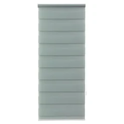 Store enrouleur jour / nuit sans perçage Elin 2 vert céladon l.45 x H.140cm Goodhome