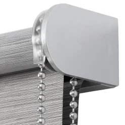 Store enrouleur jour / nuit sans perçage Brize gris chiné l.75 x H.240cm Goodhome